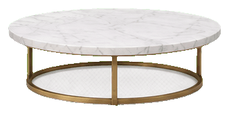 Marble coffee table